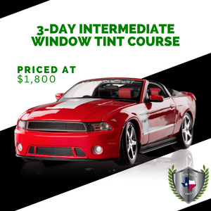 3-Day Intermediate Window Tinting Training Course