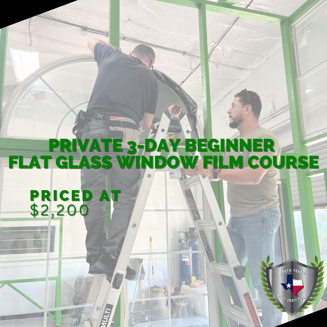 Private 3-Day Beginner Flat Glass Course